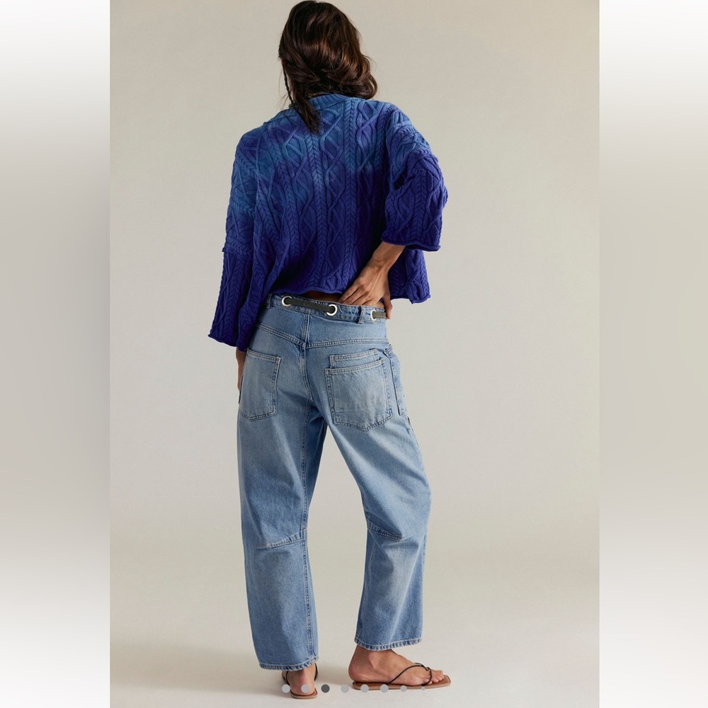 NWOT Free People Moxie Barrel Jeans - Picture 3 of 15